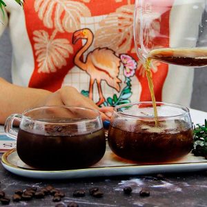 Taza de Vidrio 250ml Resistente al Calor