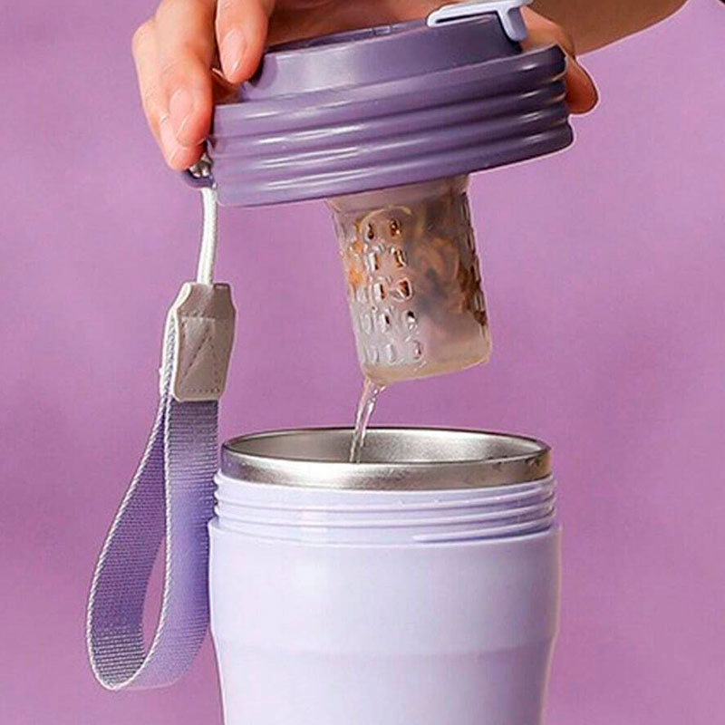 Termo Infusor 600ml de Acero Inoxidable - Imagen 2